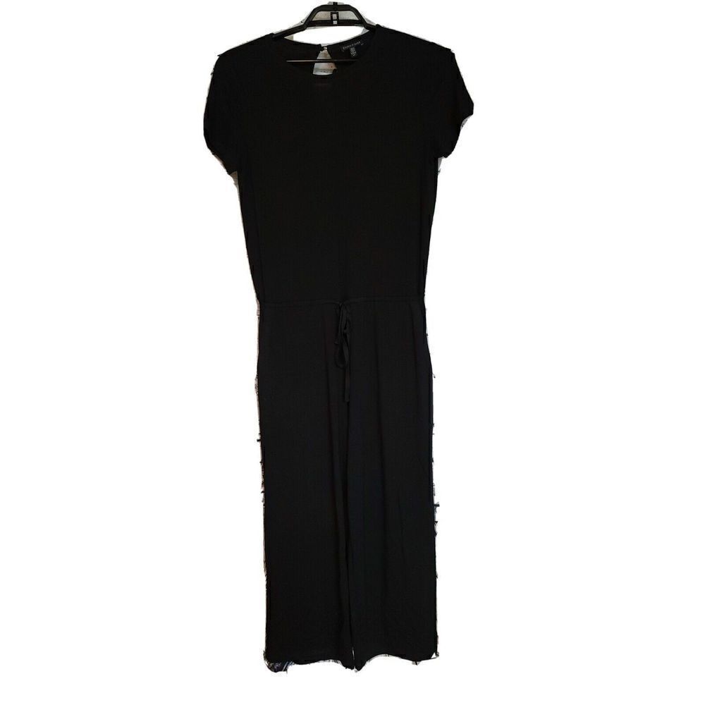 Eileen Fisher System Women'sโJersey Jumpsuit Black Size Small Romperโt2